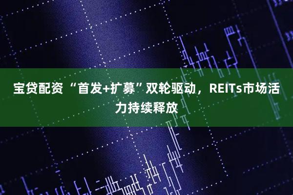 宝贷配资 “首发+扩募”双轮驱动，REITs市场活力持续释放