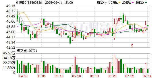 七星 中国软件与技术服务股份有限公司关于2024年度向特定对象发行A股股票结果暨股东权益变动的提示性公告