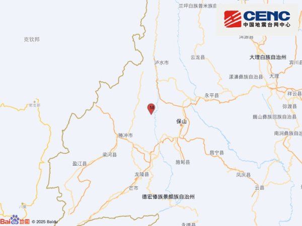 赣州达慧 云南保山市隆阳区发生3.2级地震，震源深度10千米